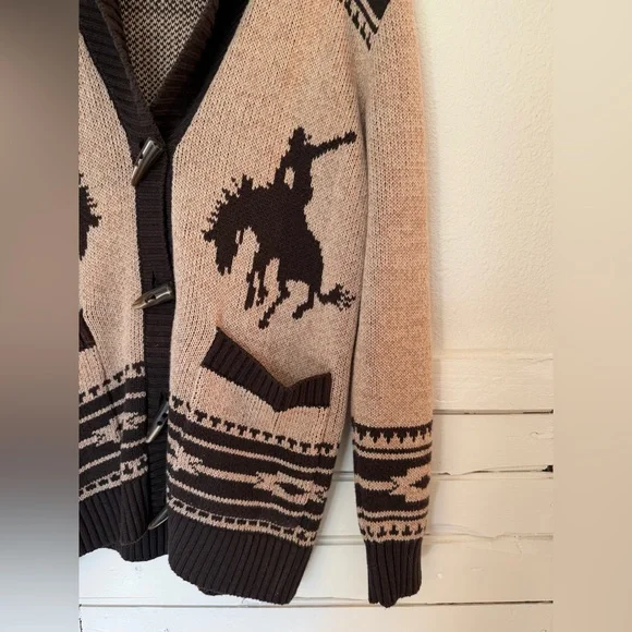 Wrangler Grandpa Western Cardigan Sweater - Picture 4 of 7